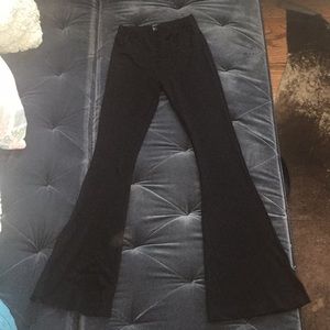 Bell bottom stretch pants